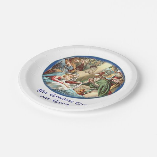 moeder Mary Papieren Bordje (Gekanteld)