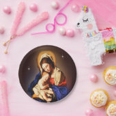moeder Mary Papieren Bordje (Feest)