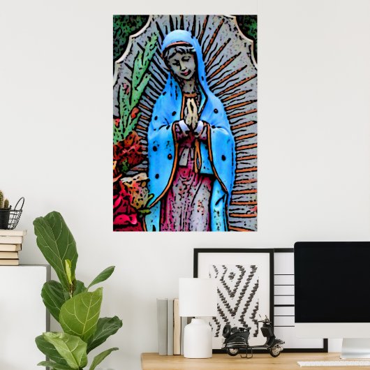 moeder Mary Poster (Thuiskantoor)