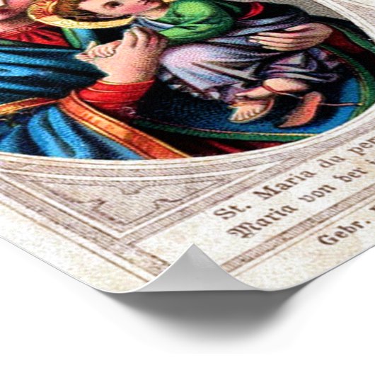 Moeder Mary Poster (Hoek)