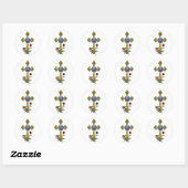 Moeder Mary Ronde Sticker (Vel)