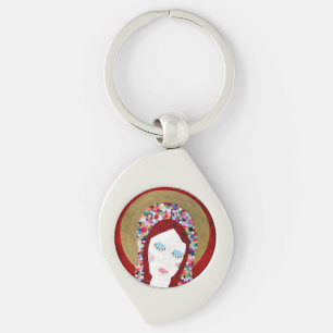 Moeder Mary Sleutelhanger
