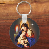 moeder Mary Sleutelhanger (Voorkant)