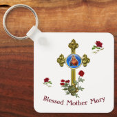 Moeder Mary Sleutelhanger (Voorkant)