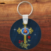 moeder Mary Sleutelhanger (Voorkant)