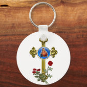 Moeder Mary Sleutelhanger (Voorkant)