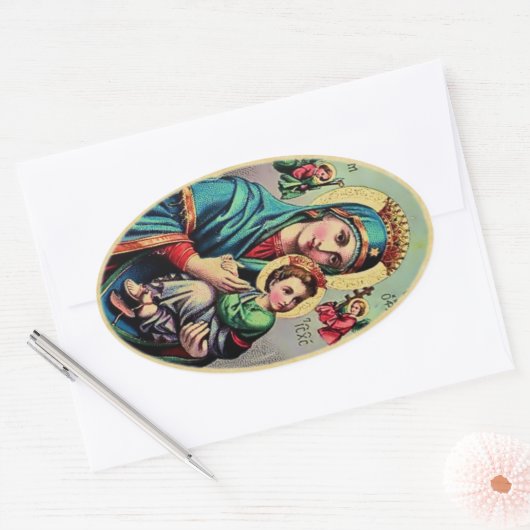 Moeder Mary Sticker (Envelop)