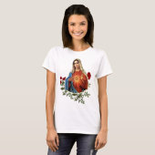 Moeder Mary t-shirts (Voorkant volledig)