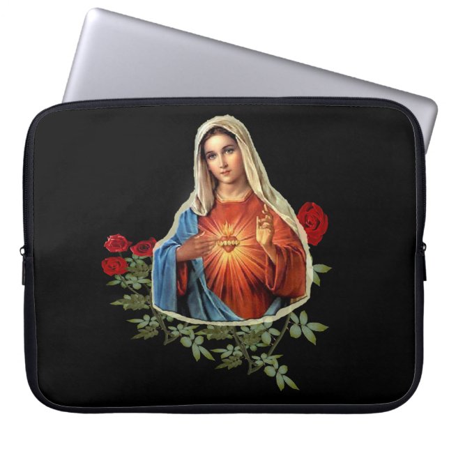 Moeder Mary t-shirts Laptop Sleeve (Voorkant)