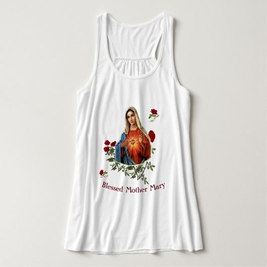Moeder Mary Tanktop (Design voorkant)