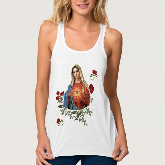 Moeder Mary Tanktop (Voorkant)