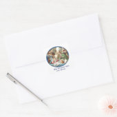 moeder Mary Vierkante Sticker (Envelop)