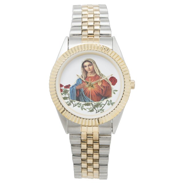 Moeder Mary Watch Horloge (Voorkant)