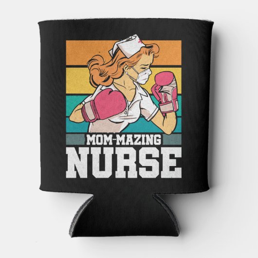 Moeder-mazing verpleegkundige Boksbokser Nationale Blikjeskoeler (Voorkant)