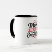 moeder meesteres van alles moederdag cadeau eenvou mok (Voorkant links)