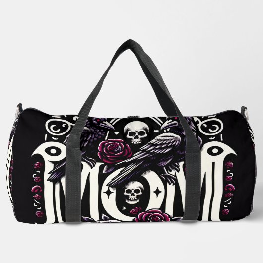 Moeder met 2 Ravens & Skull Plunjezak (Voorkant)