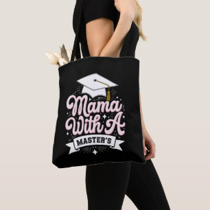 Moeder Met Een Masterdiploma Afstuderen Mama Tote Bag