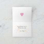 Moeder met haar baby meisje kaart (Binnen)