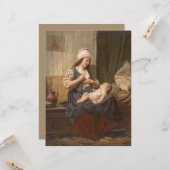 Moeder met haar kind (door Rudolf Jordan) Kaart (Voorkant / Achterkant in situ)