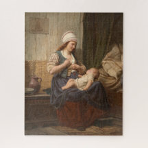 Moeder met haar kind (door Rudolf Jordan)