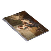 Moeder met haar kind (door Rudolf Jordan) Notitieboek (Rechterzijde)