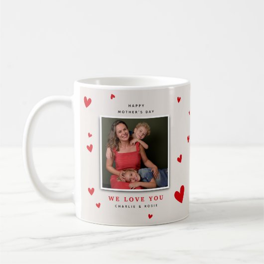 Moeder met hart vieren: Moederdag Koffiemok (Links)