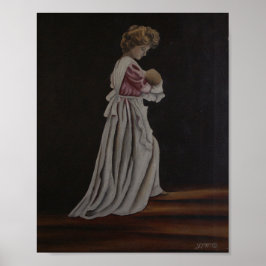 Moeder met kind poster