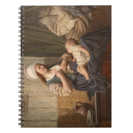 Moeder met kind (van Rudolf Jordan) Notitieboek (Voorkant)