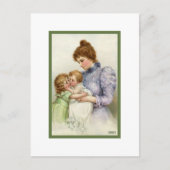  moeder met kinderen briefkaart (Voorkant)