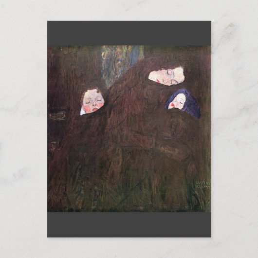 Moeder met kinderen door Gustav Klimt Briefkaart (Voorkant)