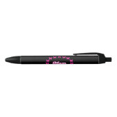 Moeder Met Mooie Roze Vlinders Zwarte Inkt Pen (Bovenkant)