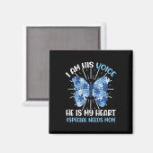 Moeder met speciale behoeften Ik ben zijn stem Hij Magneet (Voorkant / Achterkant)