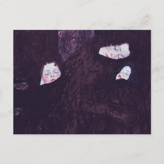 Moeder met twee kinderen schilderij van Gustav Kli Briefkaart (Voorkant)