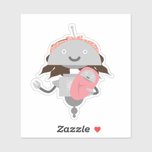 Moeder Mia en Baby Mia Sticker (Vel)