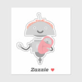 Moeder Mia met Baby Mia Sticker (Vel)