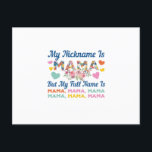 Moeder Mijn Bijnaam Is Mama Verjaardag Briefkaart<br><div class="desc">Moeder Mijn Bijnaam Is Mama Verjaardag</div>