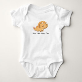 Moeder = Mijn Gelukkige Plek – Schattige Baby Tric Romper