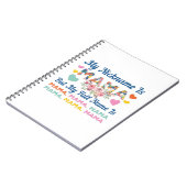 Moeder mijn naam is mama Birthday Notitieboek (Linkerzijde)