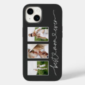 moeder modern 3 foto elegant leuk verjaardag Kerst Case-Mate iPhone Case (Achterkant)