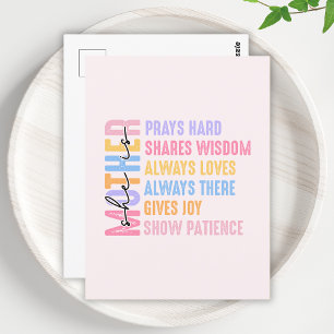 Moeder modern cadeau voor moeder cool en grappig briefkaart