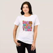 Moeder Modus Altijd Aan, Moederdag Cadeau Tri-Blend Shirt (Voorkant volledig)