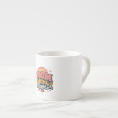 Moeder Modus Altijd Aan Retro Moederdag Cadeau Espresso Kop (Voorkant rechts)