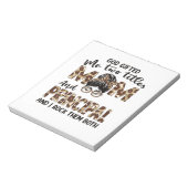 Moeder moeder en belangrijkste moeders van de gebo notitieblok (Linkerzijde)