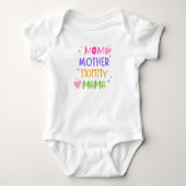Moeder moeder mama mama romper (Voorkant)