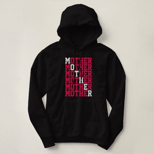 Moeder Moeder Moeder Hoodie (Design voorkant)