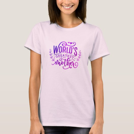 MOEDER Moeder Moederdag T-shirt (Voorkant)