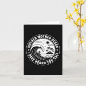 Moeder Moeder Oceaan Ik Heb Je Roepen 2-zijdig Kaart (Gele Bloem)