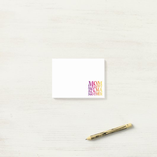 moeder moeder post-it® notes (Op bureau)