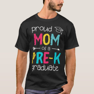 Moeder Moeder Prek Preschool Familie Matching Grad T-shirt