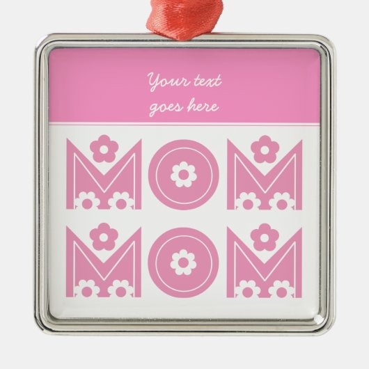 Moeder Moederdag aangepaste ornament (Voorkant)
